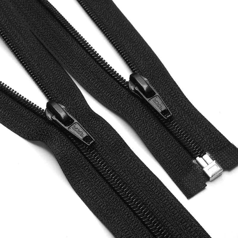 KKF | Fermeture Éclair Séparable | Spirale | Noir | #5 | 22'' - 56 cm