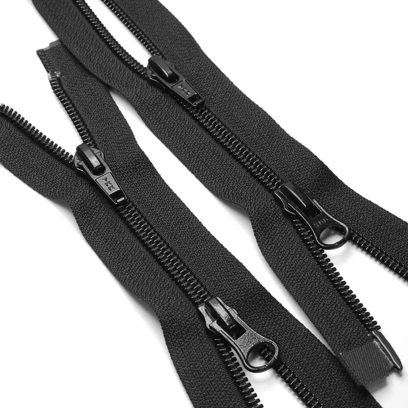 YKK | Fermeture Éclair Séparable | Spirale | 2 Curseurs | Noir | #5