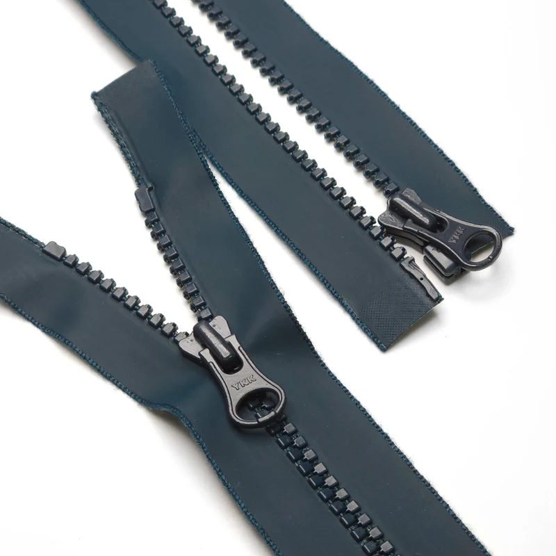 YKK #5 | Fermeture éclair imperméable séparable | Plastique moulé | Sarcelle