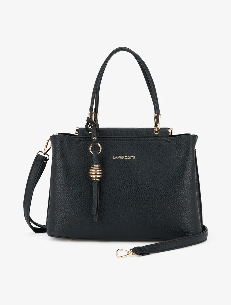 Sac à main Ximena effet grainé - Noir