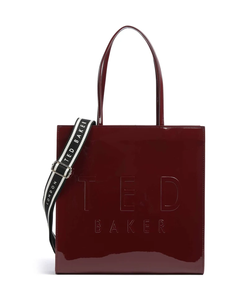 Ted Baker Iconny Cabas oxblood