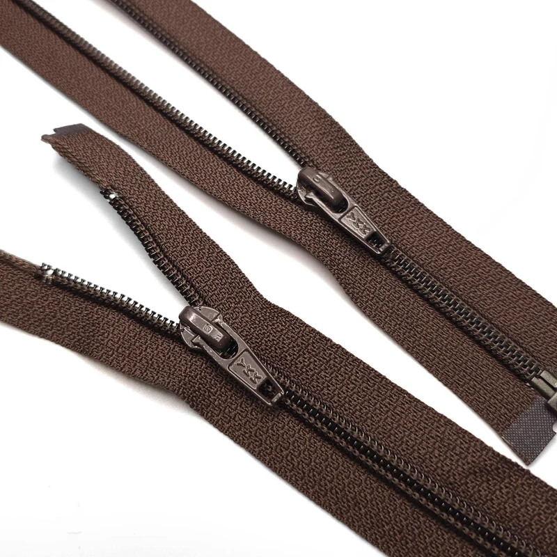 YKK | Fermeture Éclair Séparable | Spirale | #5 | Brun | 49.5'' - 125.5 cm