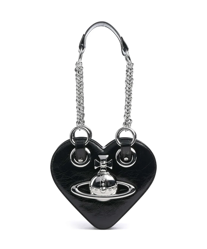 Vivienne Westwood Juliet Heart Naplak Sac à main black