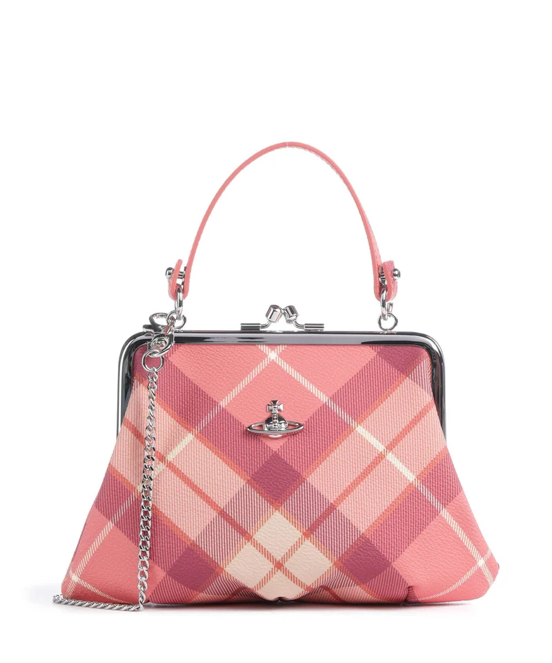 Vivienne Westwood Granny Frame Buccia D'Arancia Sac à main fraser pink