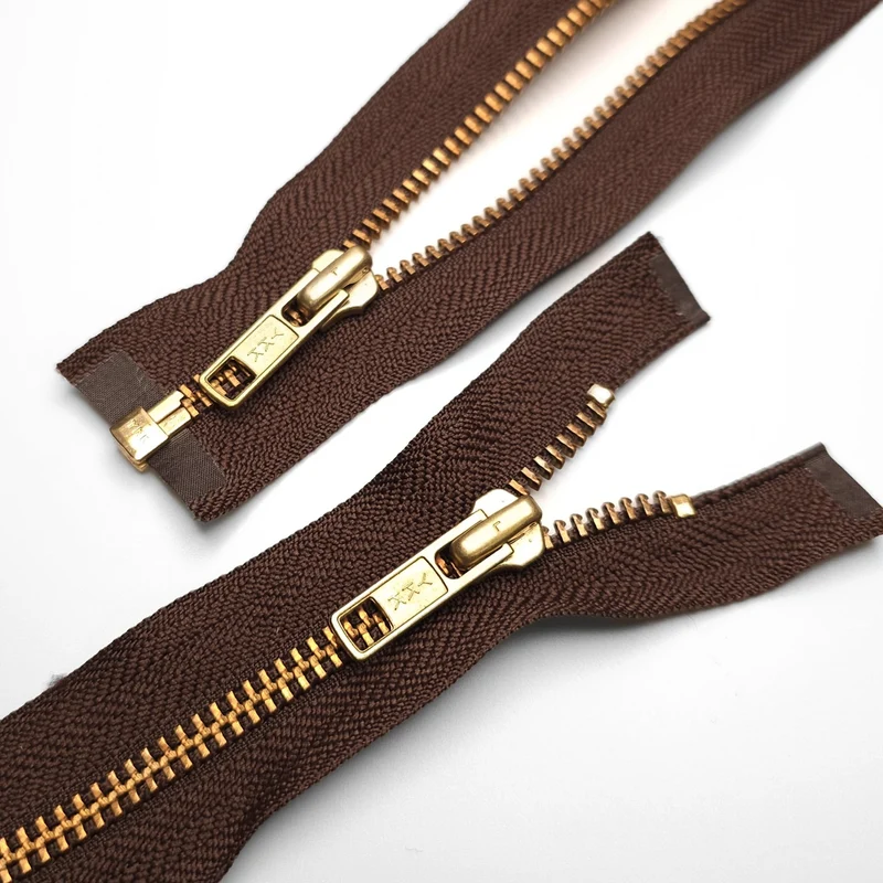 YKK | Fermeture éclair séparable | Métal | #5 | Brun