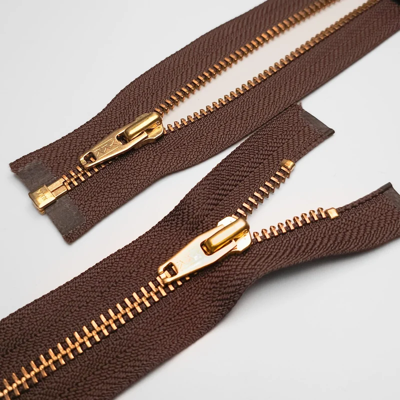 YKK | Fermeture éclair séparable | Métal | #5 | Brun