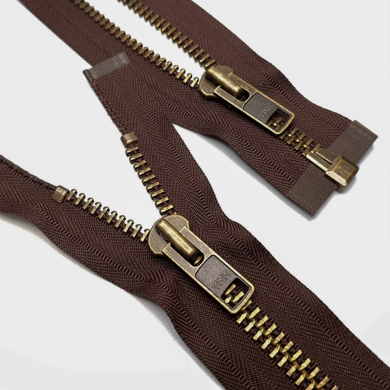 YKK | Fermeture Éclair Séparable | Métal | Brun | #10