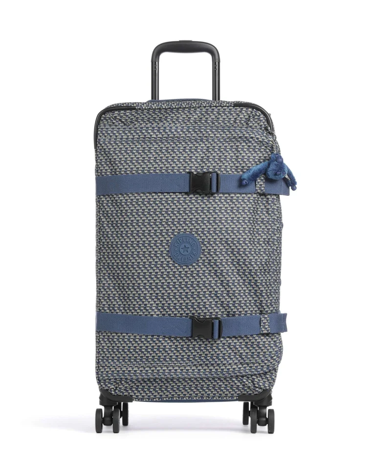 Kipling Basic Spontaneous M Valise 4 roues blue on wire
