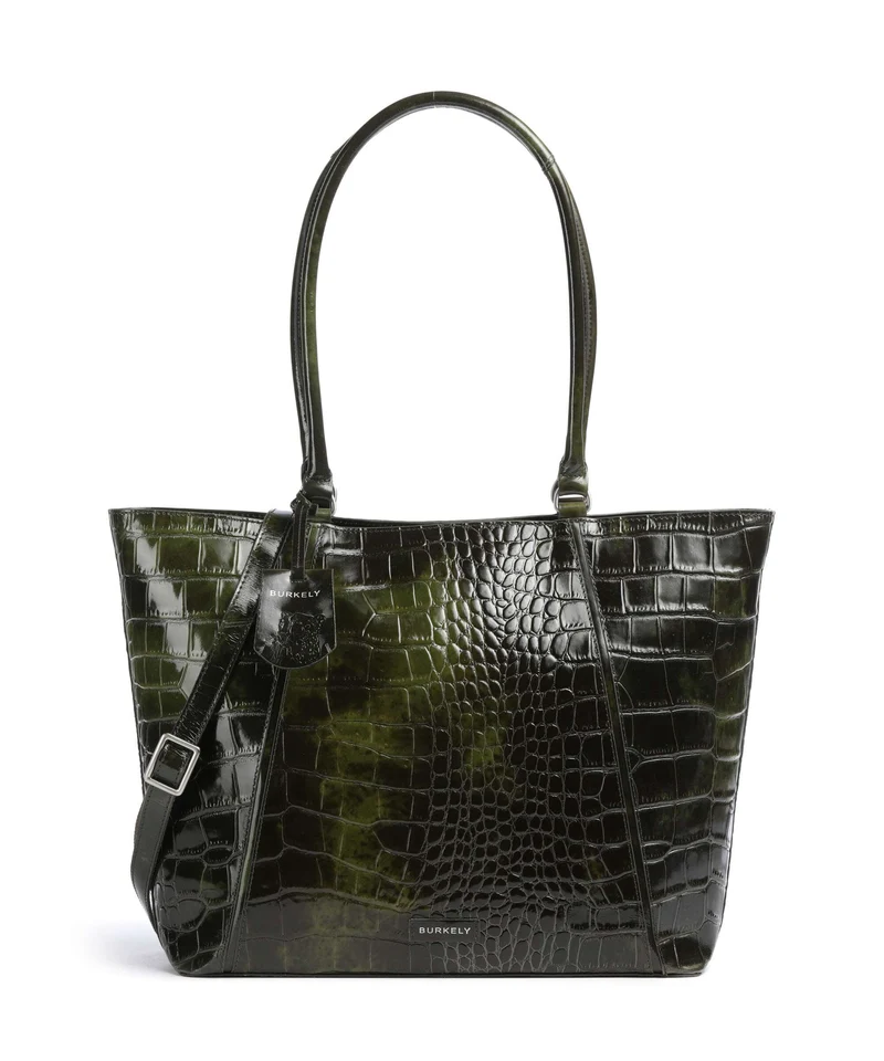 Burkely Cool Colbie Cabas olive patent