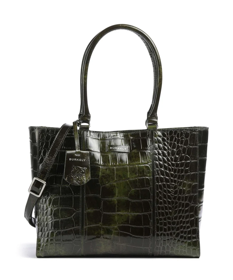 Burkely Cool Colbie Cabas olive patent