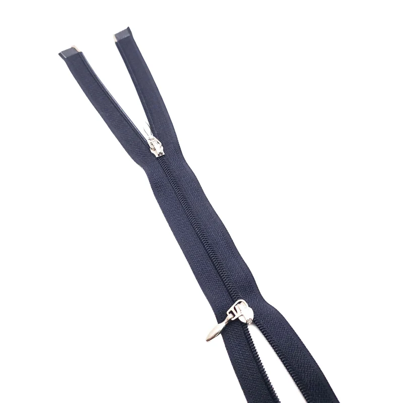 Fermeture Éclair Séparable | Spirale | 2 Curseurs | 25" - 63.5 cm | Bleu marin