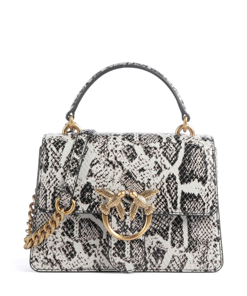 Pinko Love One Mini Sac bandoulière roccia/nero/antique gold