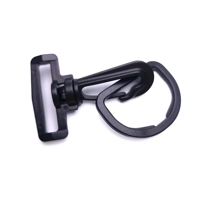 ELAN | Mousqueton Pivotant & Anneaux en D | Noir
