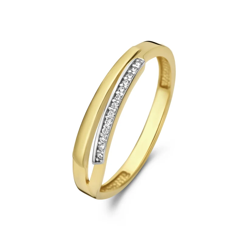 Beloro Jewels Monte Napoleone Bague Or 9 carats BO330019-60