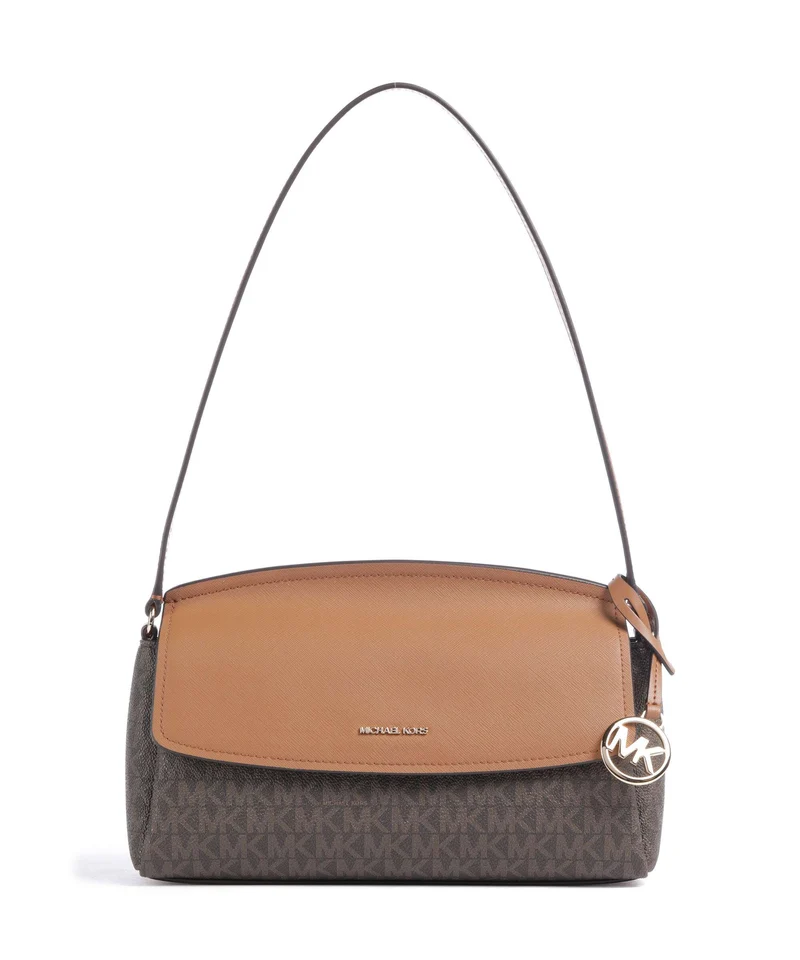 Michael Kors Landry Medium Sac porté épaule brown/acorn
