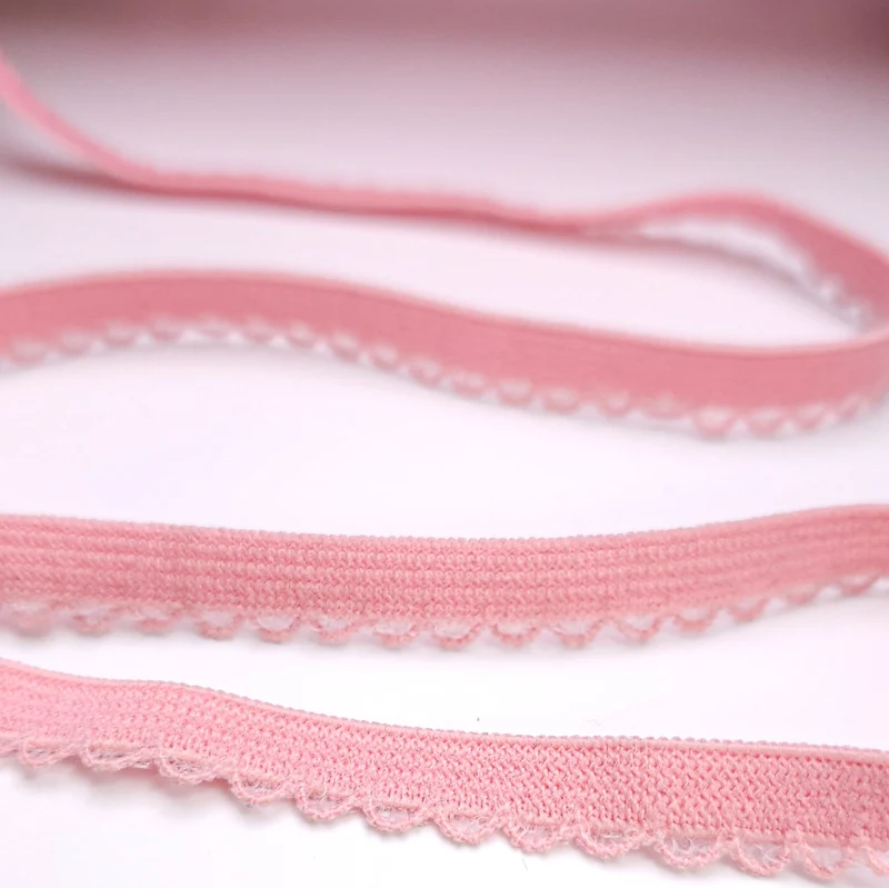 Élastique Picot | Rose clair | 10mm-3/8"