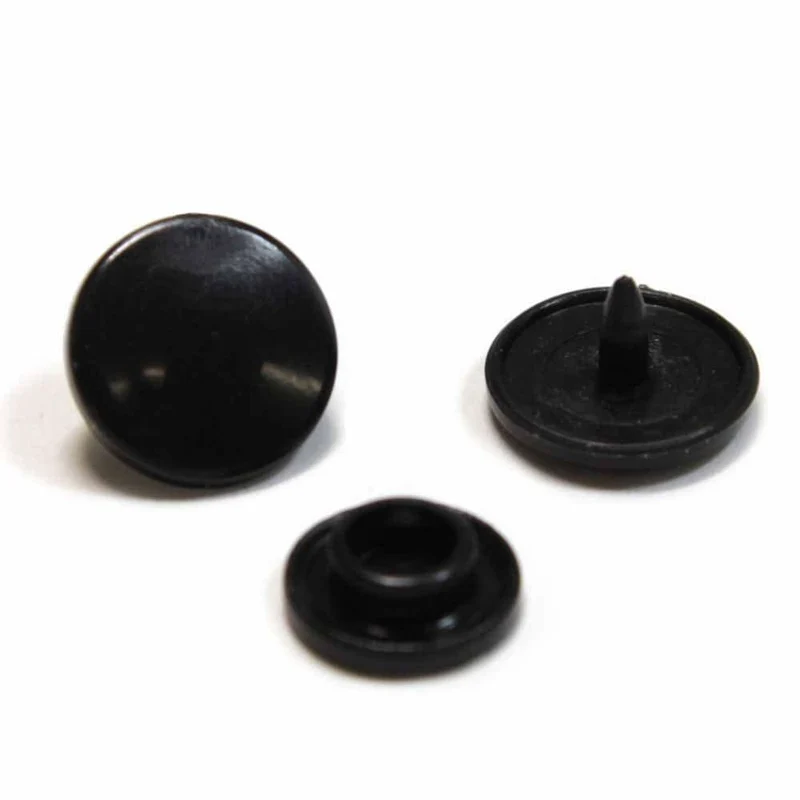 UNIQUE | Boutons-Pression en plastique | Taille 2 / 11 mm (3⁄8″) | 30 mcx