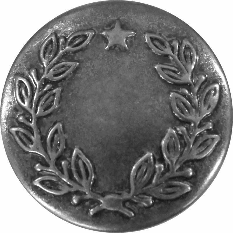 UNIQUE | Bouton à Jeans Sans Couture | Argent | 17mm (5⁄8″)