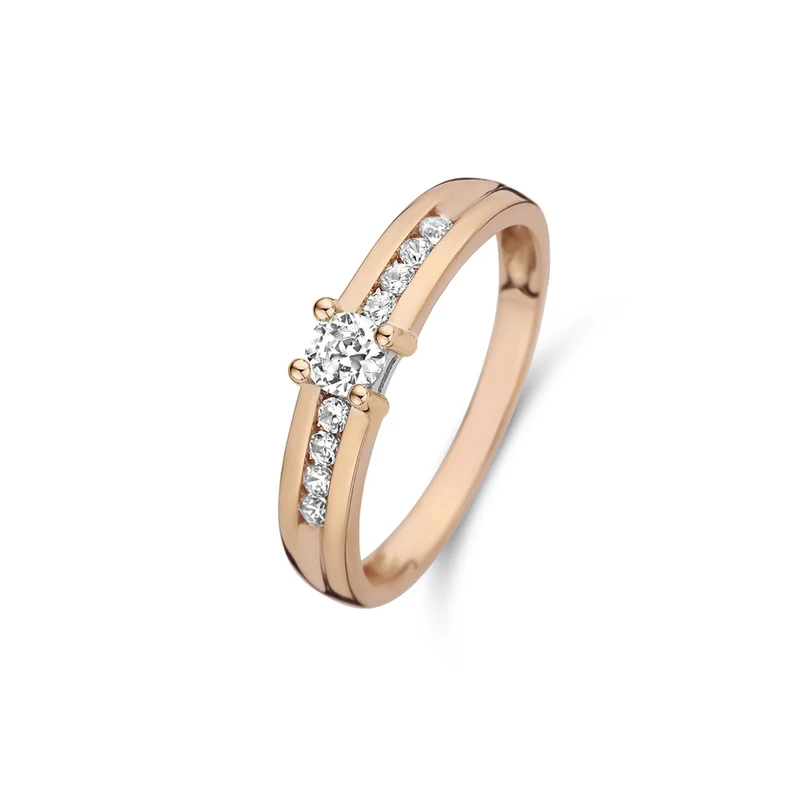 Isabel Bernard La Concorde Bague Or rose 14 carats/Or blanc 14 carats IB330075-50