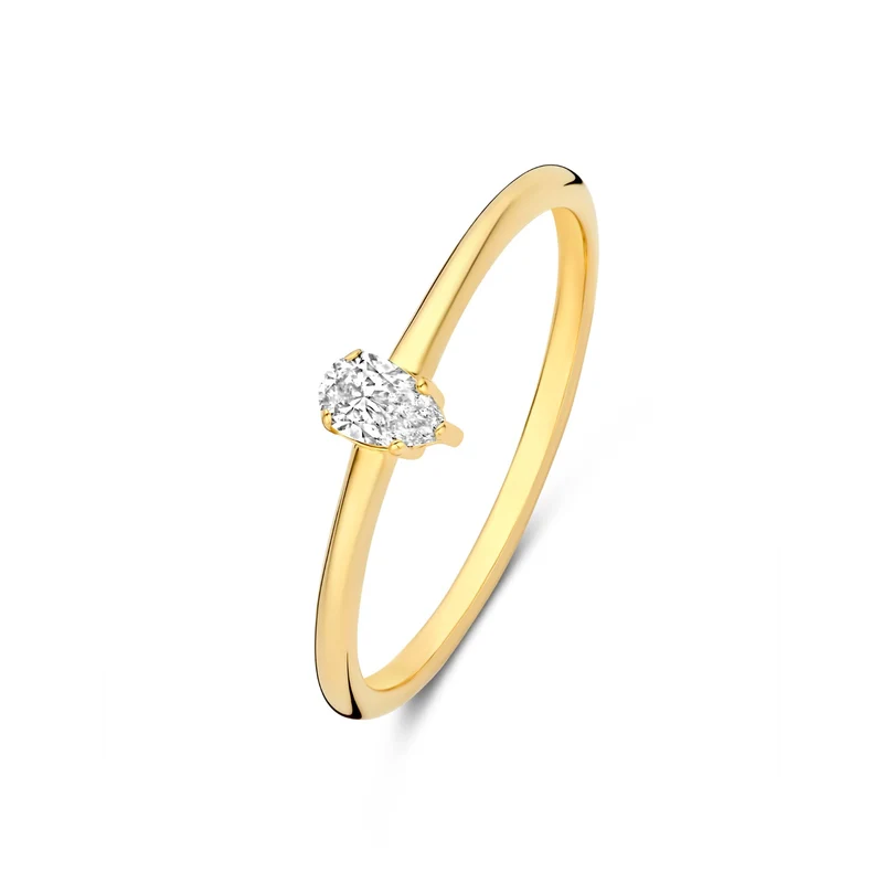 Isabel Bernard De la Paix Bague De la Paix Eloise en or 14 carats avec diamant 0,15 carat IBD330044-52
