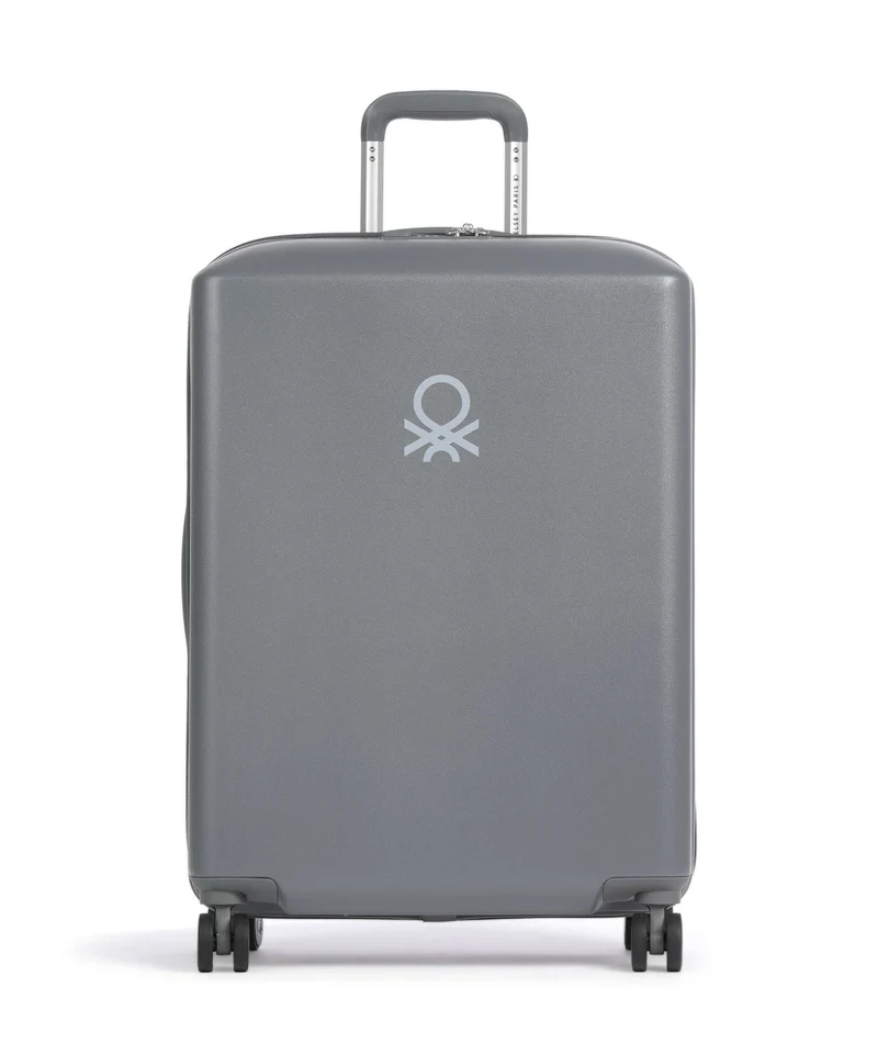 Delsey Paris x United Colors of Benetton UCB Hardside Valise 4 roues steel grey
