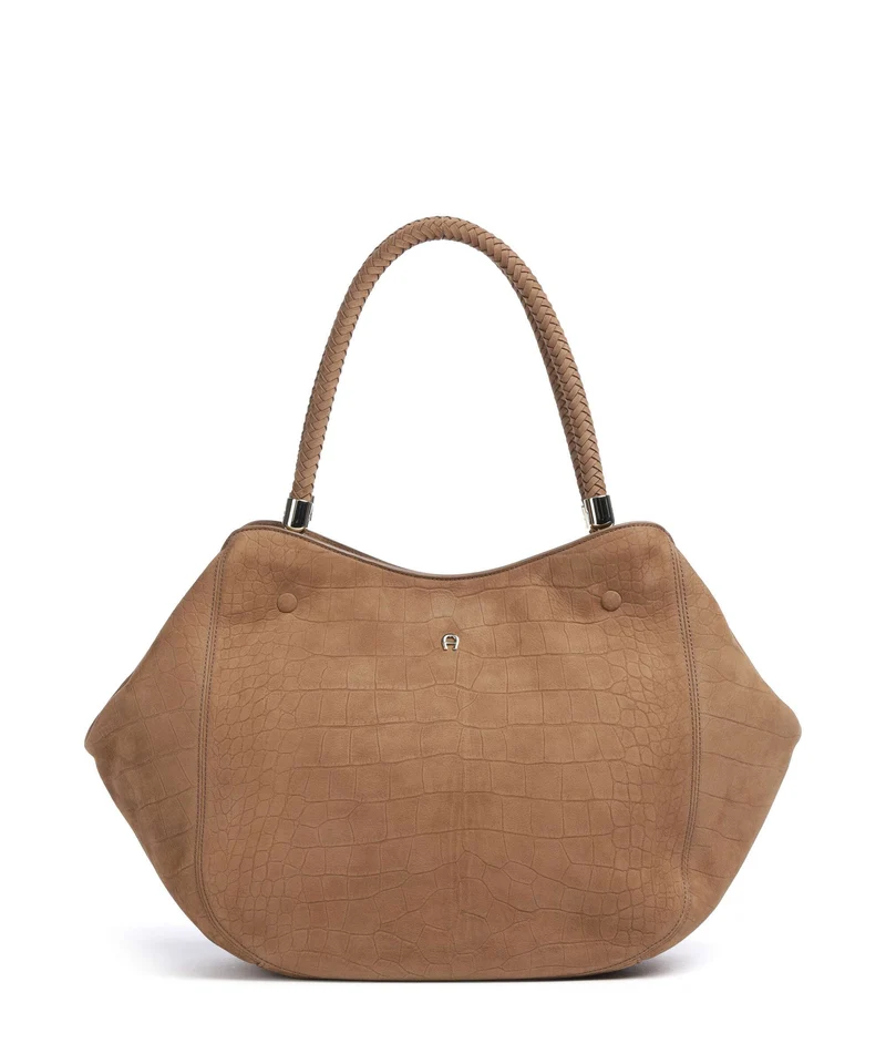 Aigner Carré Soft L Cabas saddle brown