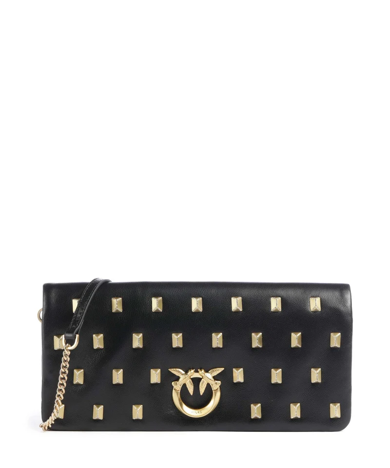 Pinko Click Soft Horizontal Classic Sac porté épaule black/brushed gold