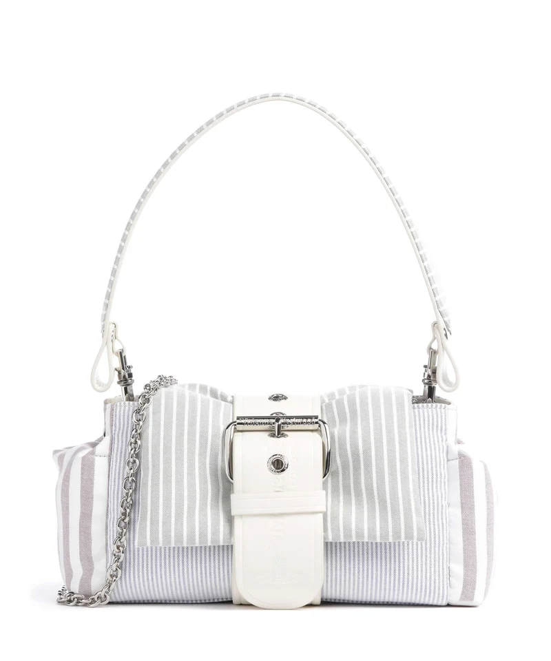 Vivienne Westwood Hazel Treasure Classic Oxford Shirt Sac porté épaule multi