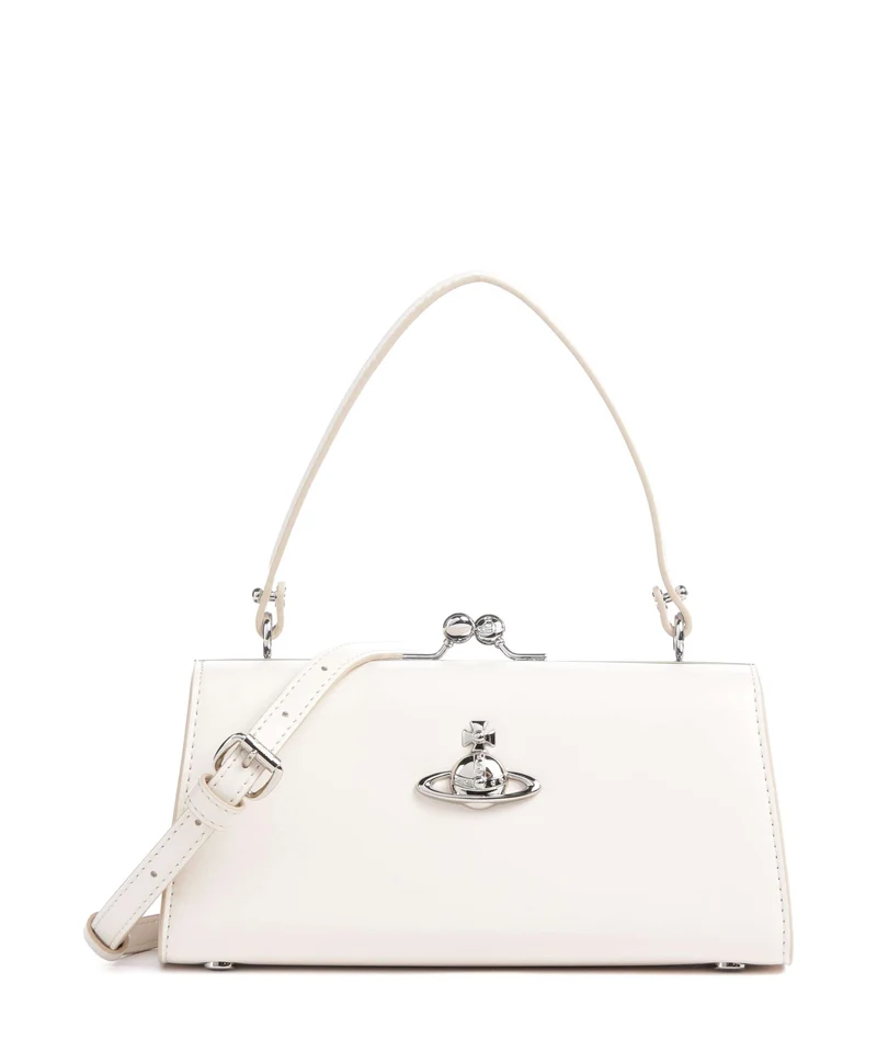 Vivienne Westwood Doll Frame Smooth XL Sac à main white