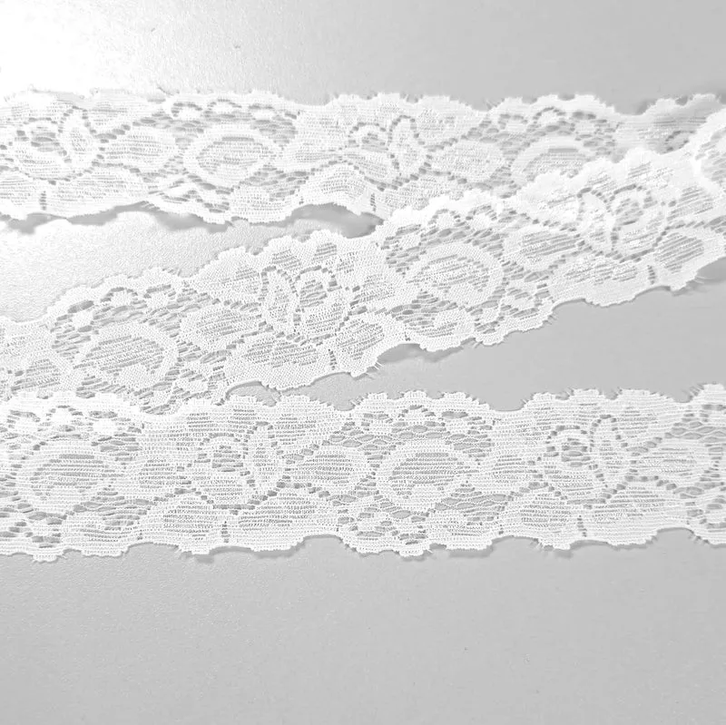 Galon de dentelle extensible #24 | 4 cm - 1.5 XNUMX/XNUMX"