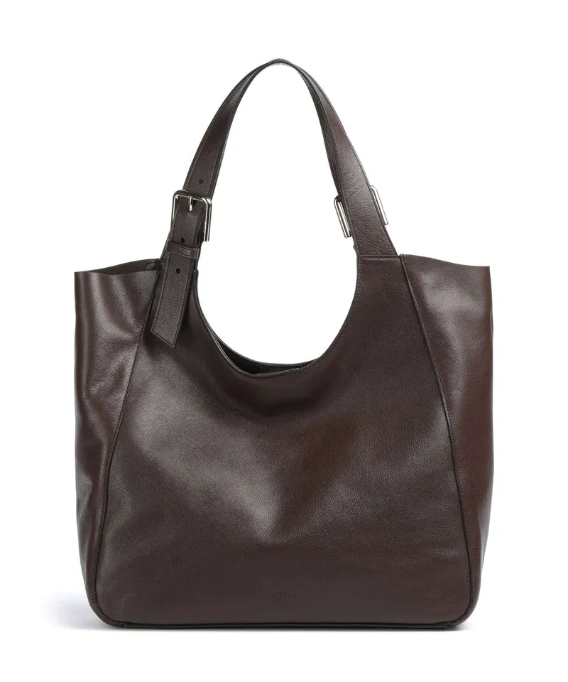 Furla Dora L Cabas dark cioccolato