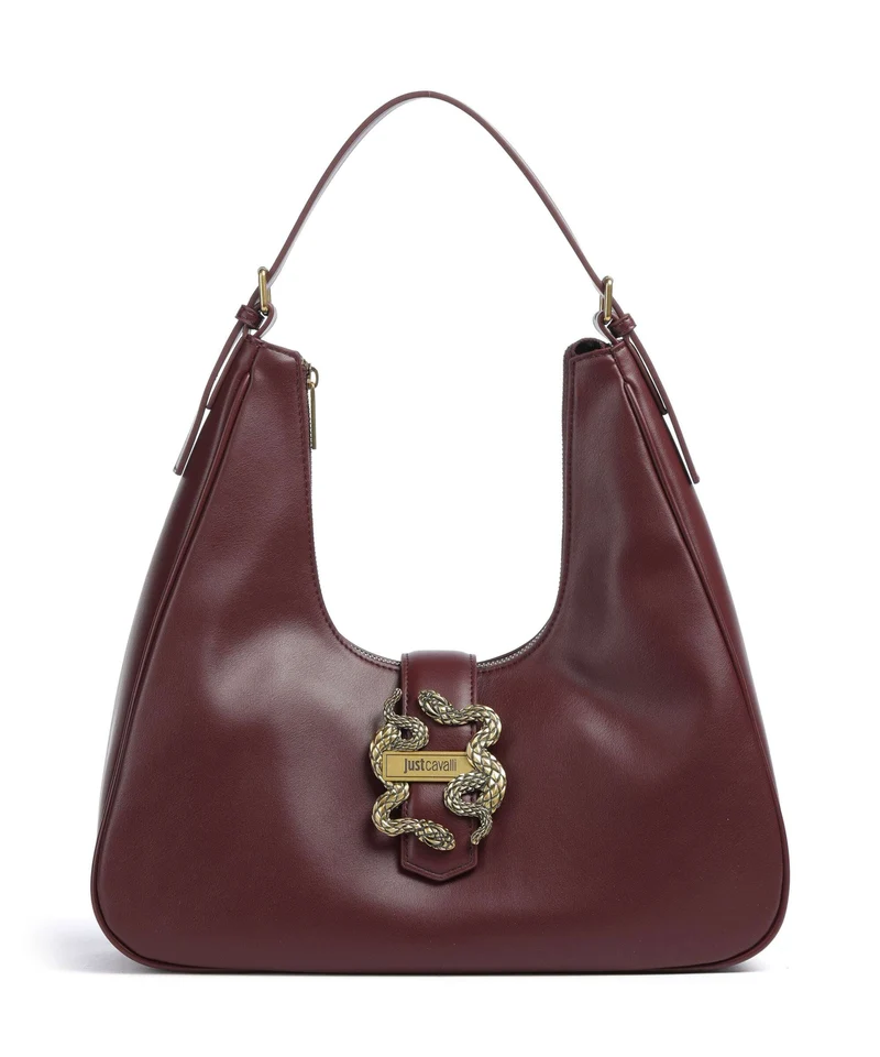 Just Cavalli Iconic Snakes Sac fourre-tout cordovan