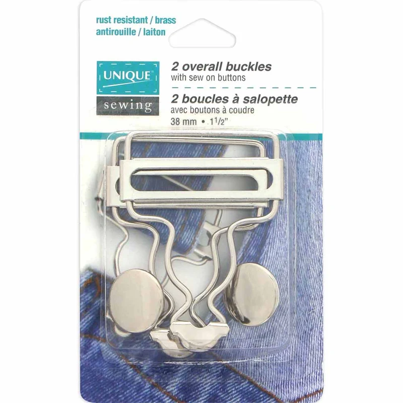 UNIQUE | Boucles de Salopette | 38mm (11⁄2″) | 2 mcx