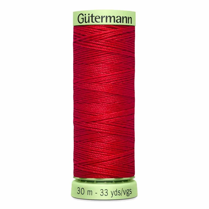 Gütermann | Fil Super Résistant / Surpiqûre | 30m | #410 | Écarlate