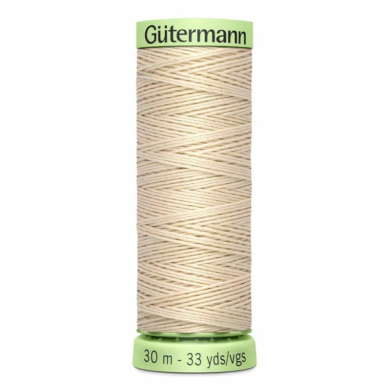Gütermann | Fil Très Résistant/Surpiqûre | 30m | #030 | Os