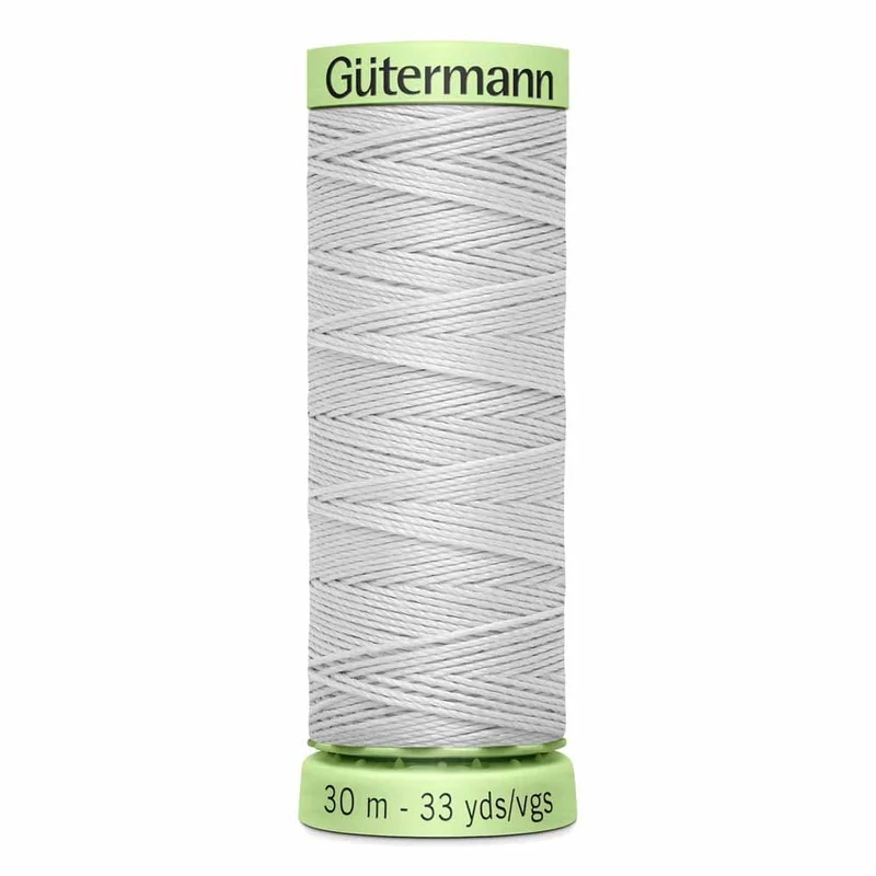 Gütermann | Fil de Surpiqûre Ultra-Résistant | 30m | #100 | Gris