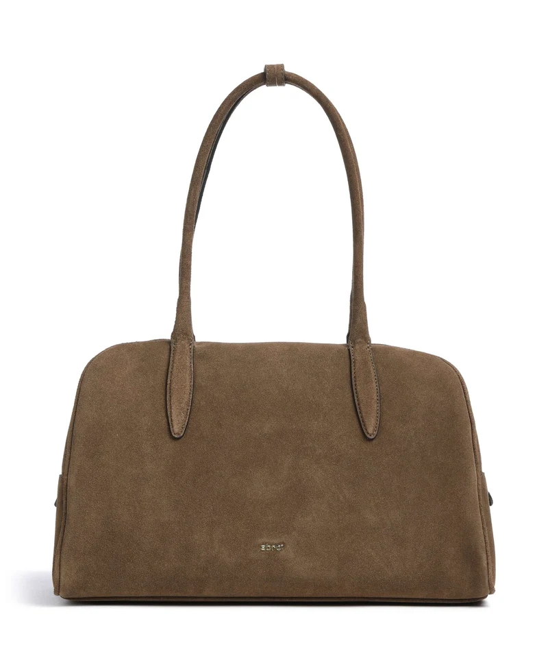 Abro Suede Amara Sac porté épaule khaki