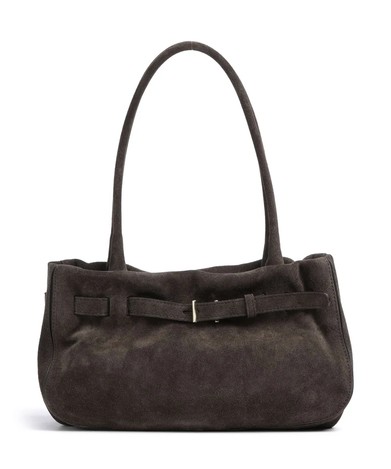 Abro Suede Jill Sac porté épaule dark brown