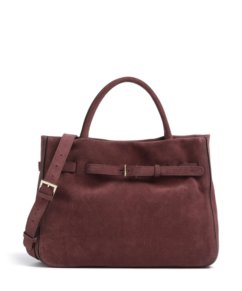 Abro Suede Jill Sac à main burgundy