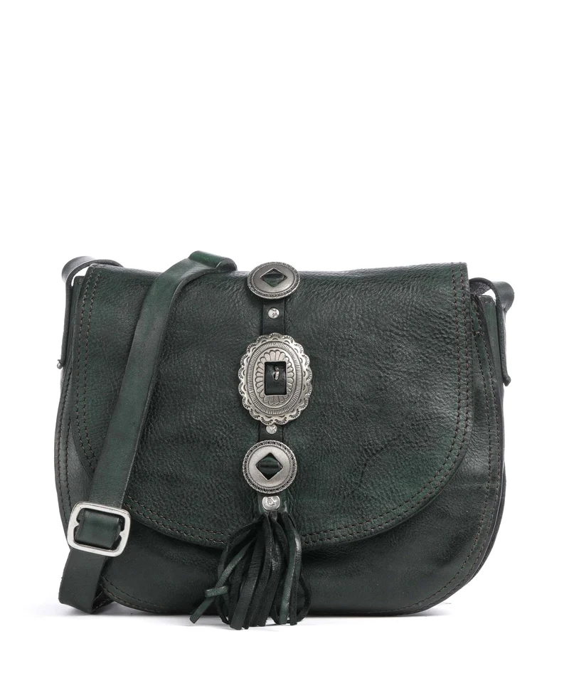 Campomaggi Sac bandoulière green bottle