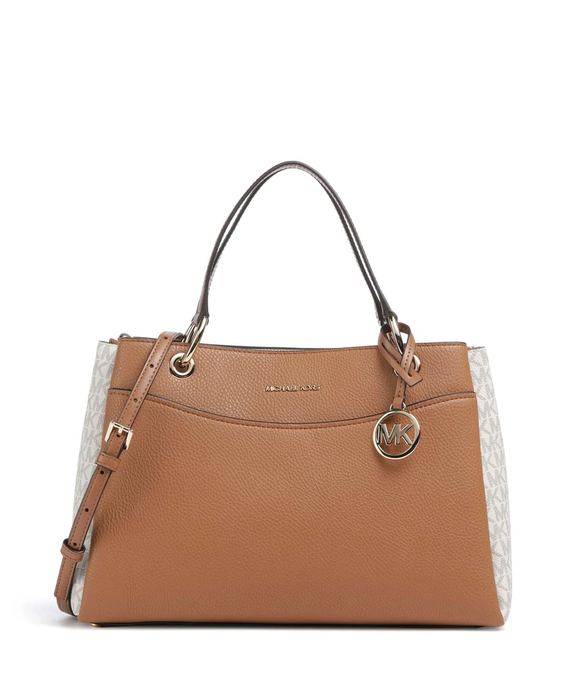 Michael Kors May Medium Sac à main vanilla/acorn