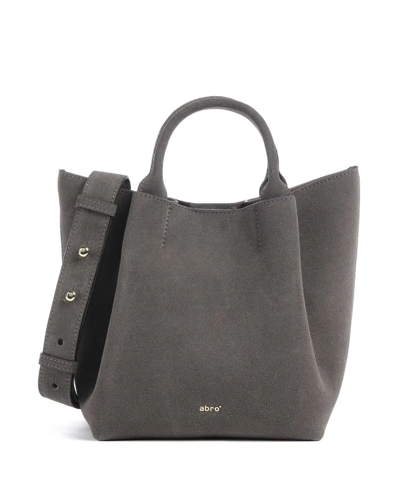 Abro Suede Essential Small Sac à main grey