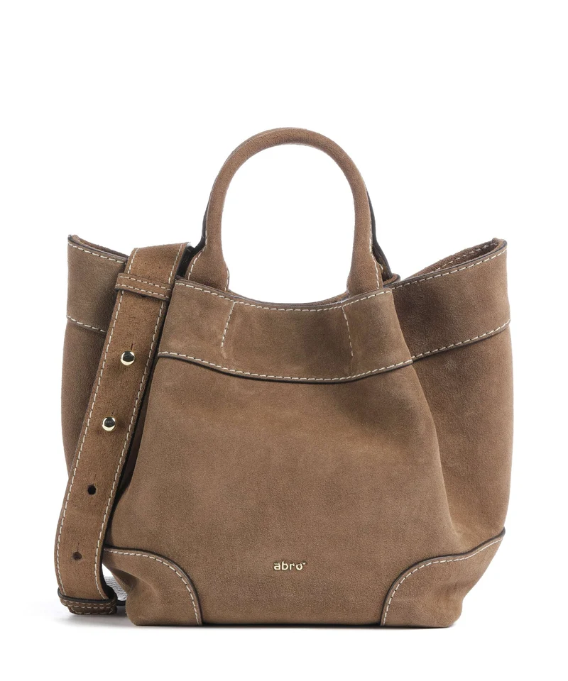 Abro Suede Essential Small Sac à main khaki