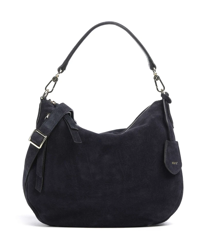 Abro Suede Juna Small Sac fourre-tout navy