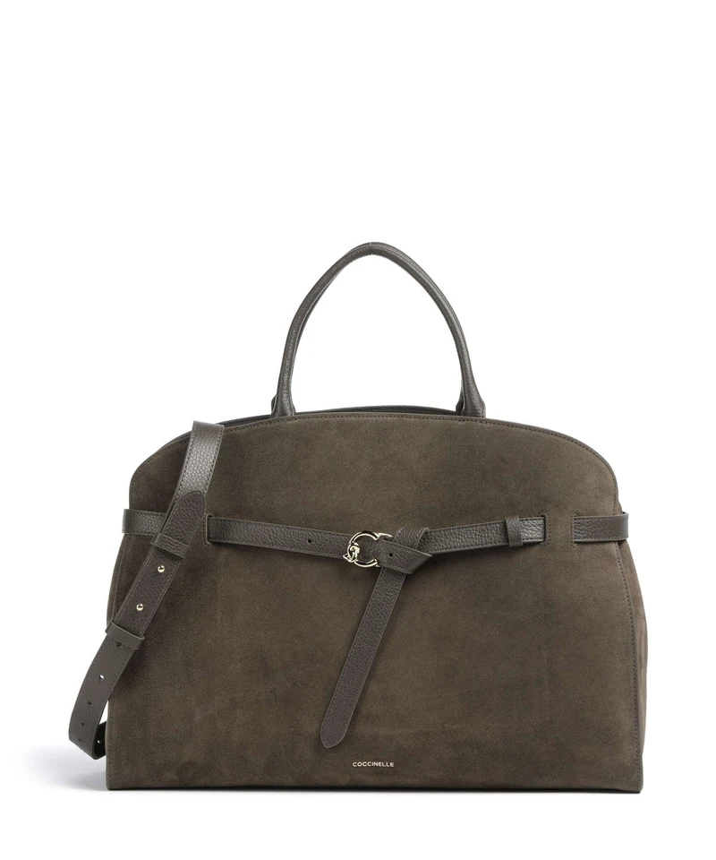 Coccinelle Sabine Suede Sac à main fango