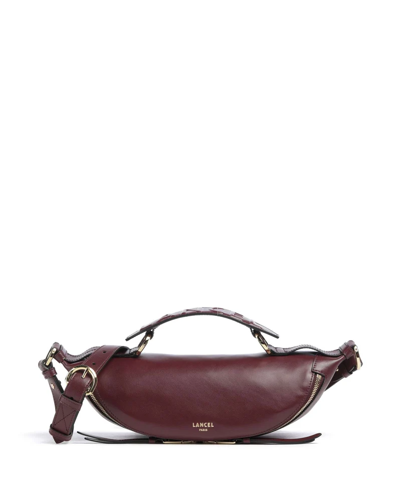 Lancel Origami S Sac bandoulière cassis