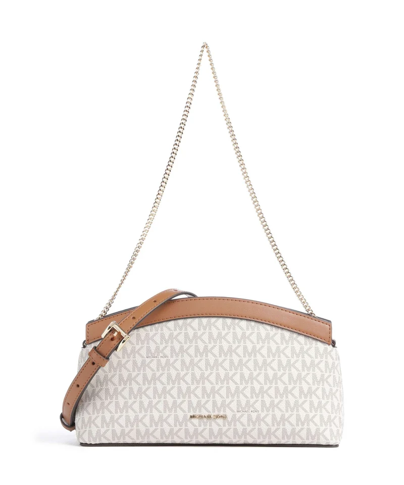 Michael Kors Athena Small Sac porté épaule vanilla/acorn