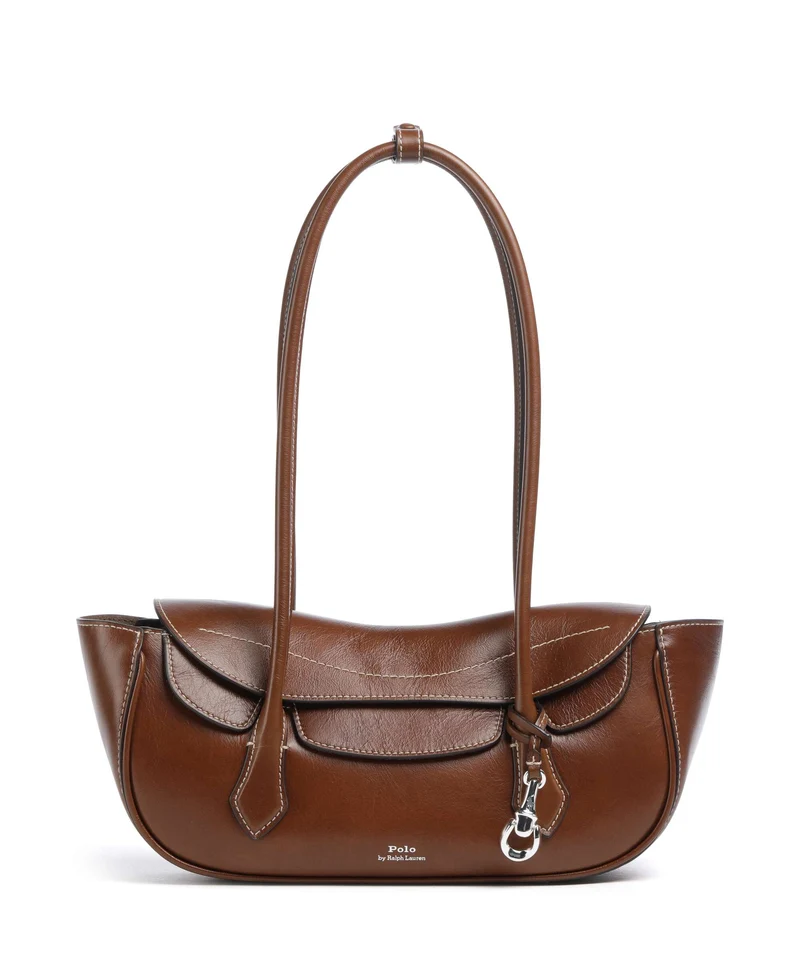 Polo Ralph Lauren Blaze Small Sac porté épaule chestnut