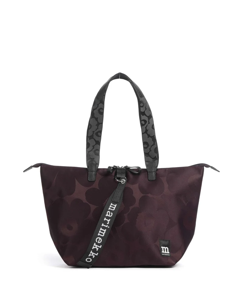 Marimekko Wear All Day M Unikko Cabas wine red/dark wine