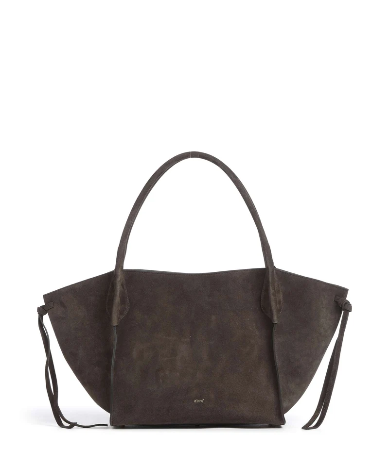 Abro Suede Vibe Big Cabas dark brown